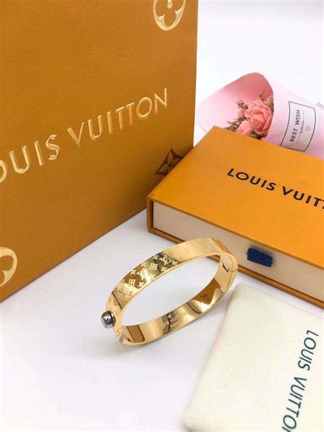 gold louis vuitton bangle|lv bangle bracelet price.